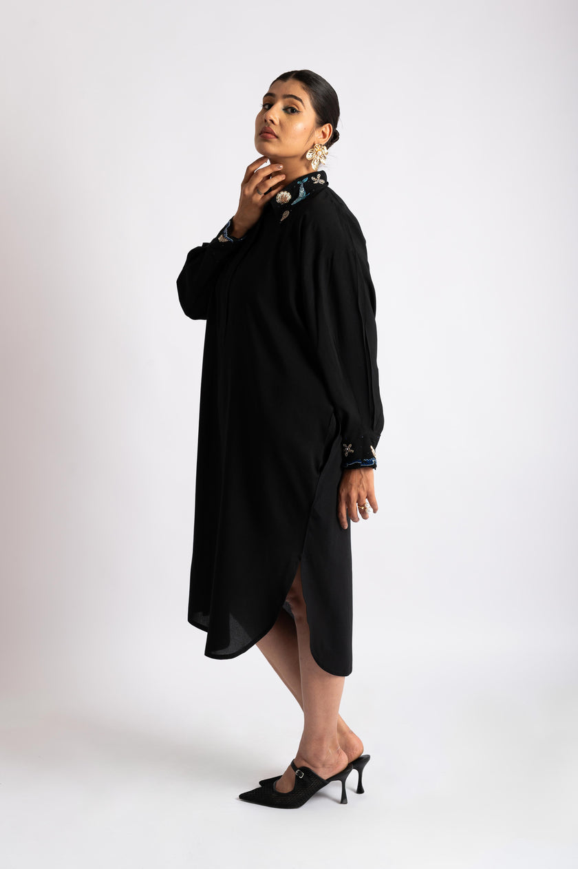 Crest Of The Current Hand Crafted Dress