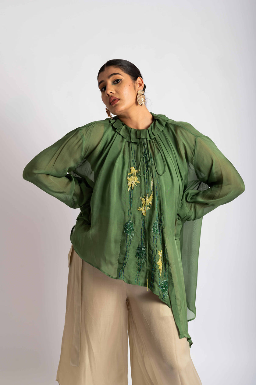 Ocean Jewels Emerald Fish Top