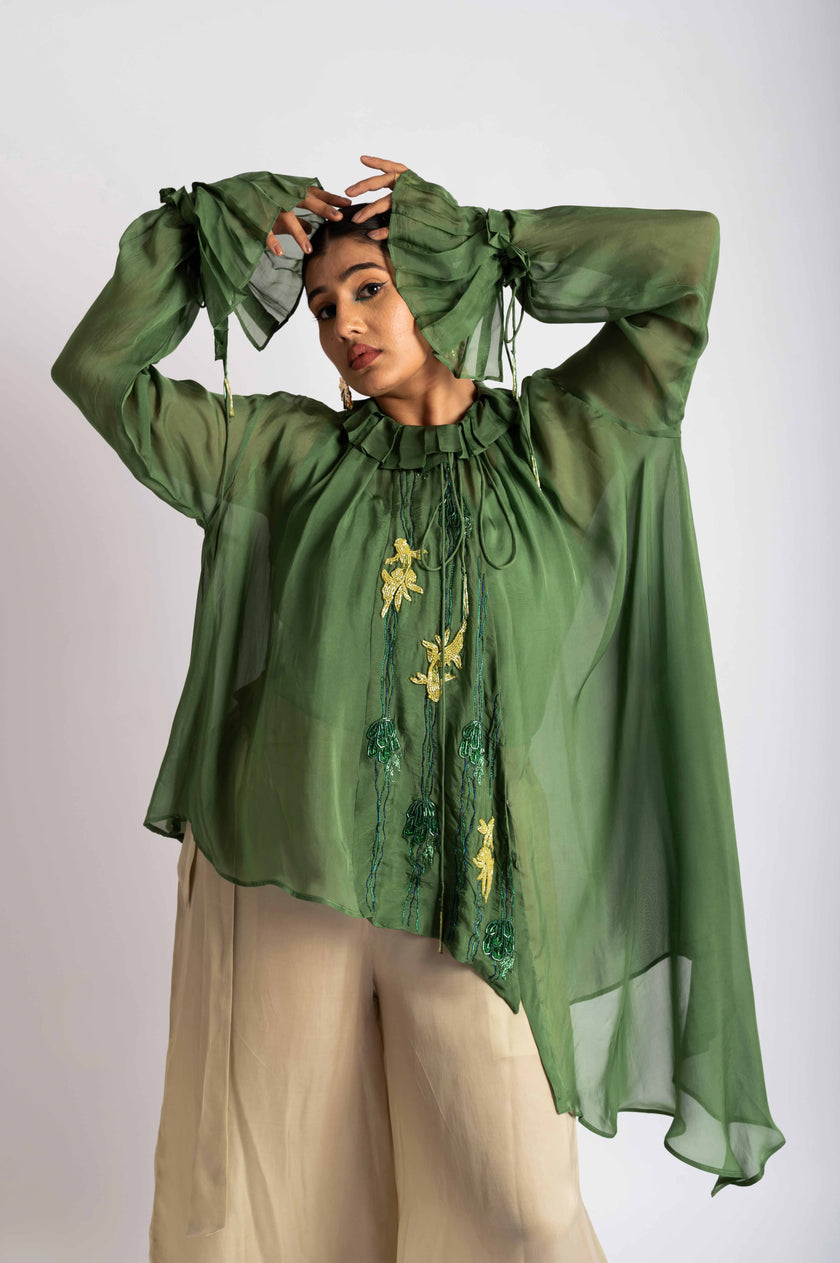 Ocean Jewels Emerald Fish Top