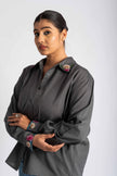 Seashell Halo Dark Grey Shirt