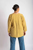 Ocean Garden Hand Embroidered Yellow Top