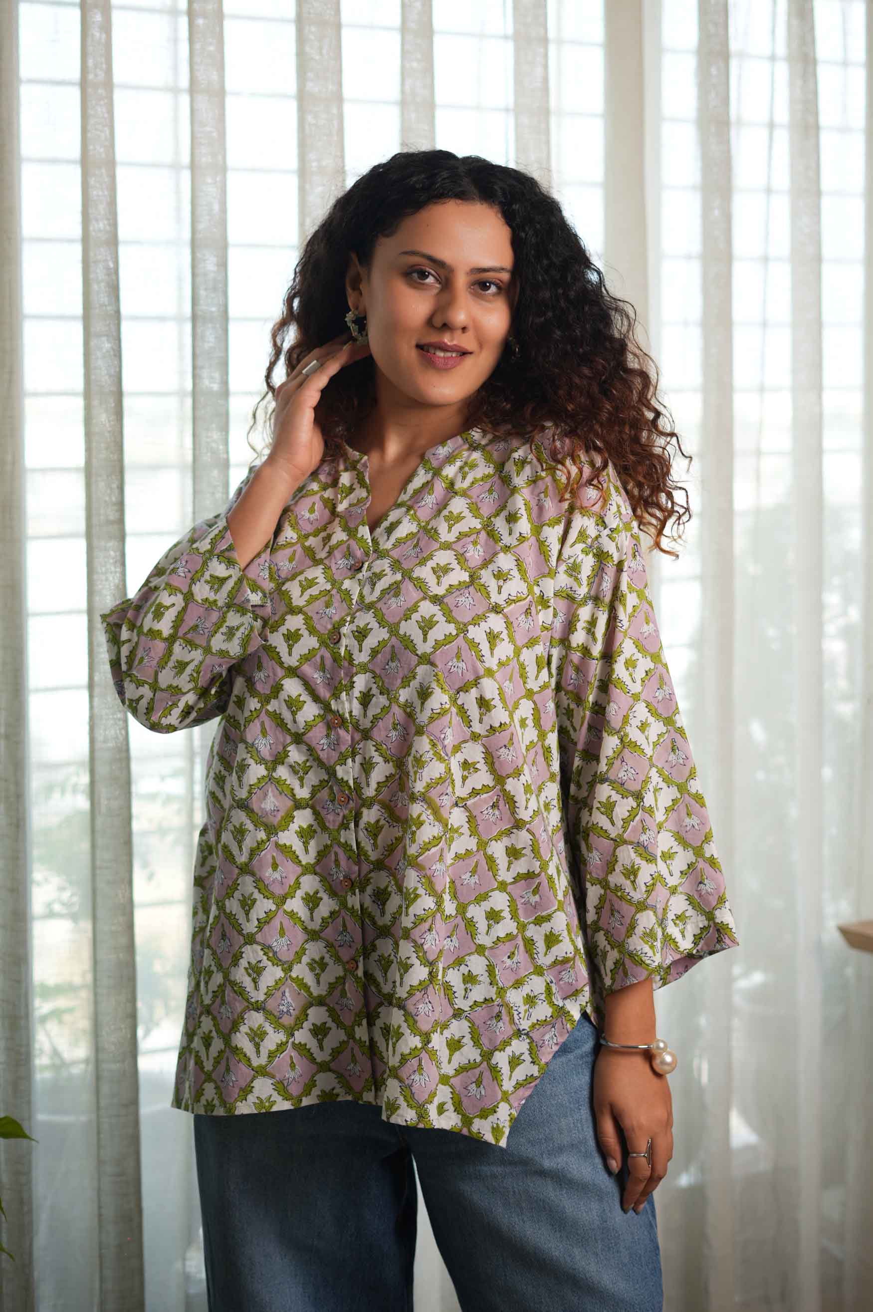 Bel Buta Handblock Shirt
