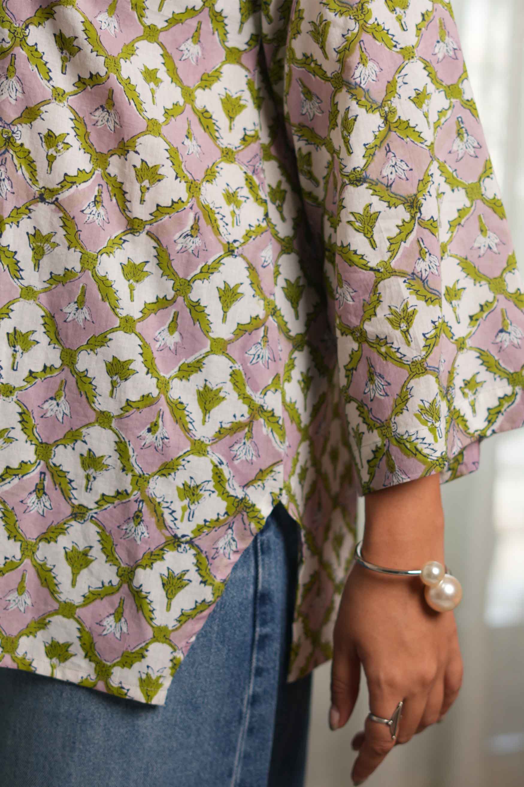 Bel Buta Handblock Shirt