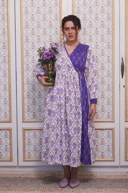 AMETHYST ARBOR | Ikat Hand Block Dress