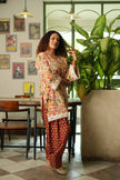 Laal Gulzaar Hand-Block Farshi Set