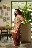 Laal Gulzaar Hand-Block Farshi Set