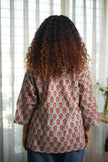 Sunflower  Hand Block Printed  Shirt
