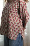Sunflower  Hand Block Printed  Shirt