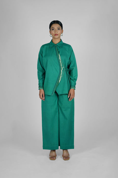 Fish Faced Emerald Co-ord Set