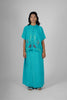 Sea Leaf Camouflage Wrap Skirt Set