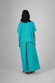 Sea Leaf Camouflage Wrap Skirt Set