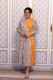 SUNBLOOM | Ikat Hand Block Tie-Up Dress