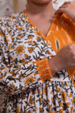 SUNBLOOM | Ikat Hand Block Tie-Up Dress