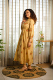 Tea Rose Handblock Printed Dress