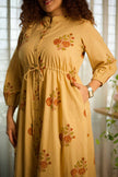 Tea Rose Handblock Printed Dress