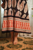 Heritage Paisley Dress — Black