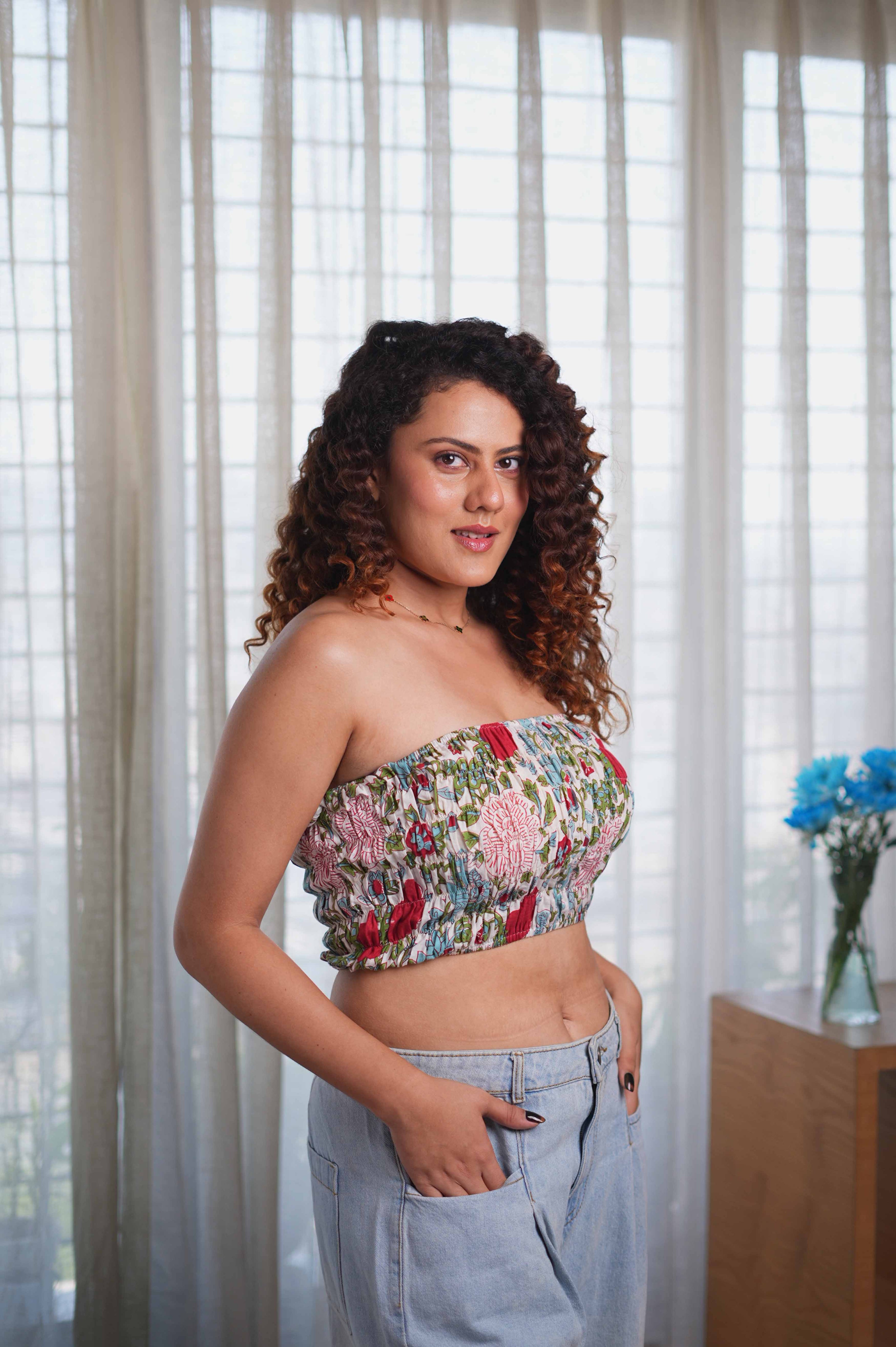 Flora Smocked Tube Top