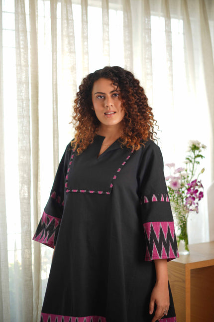 IKAT BLACK PINK CO-ORD SETS