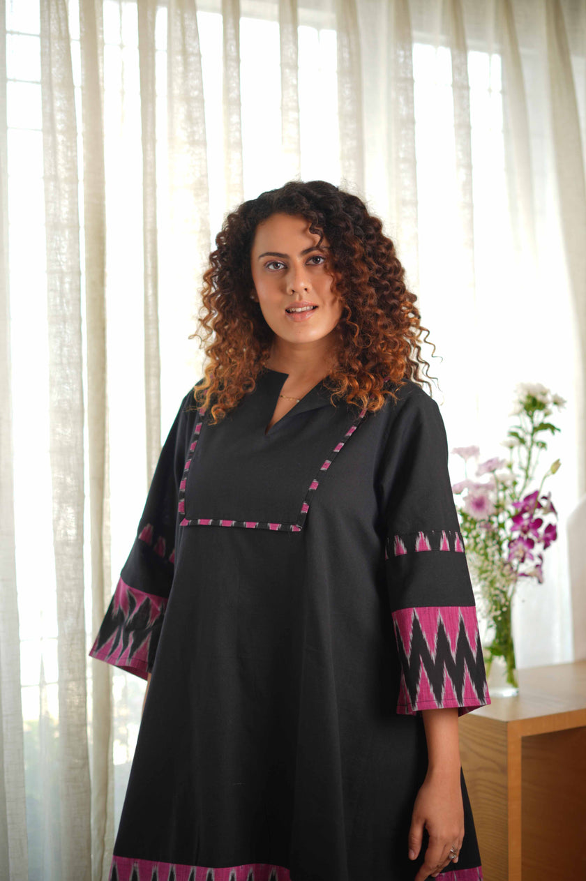 IKAT BLACK PINK CO-ORD SETS