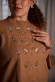 Vintage Flora Mocha Memory Set