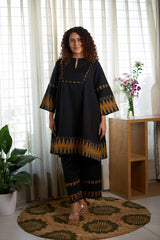 IKAT BLACK YELLOW  CO-ORD SETS
