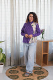 Loom & Bloom Wrap Purple Shirt