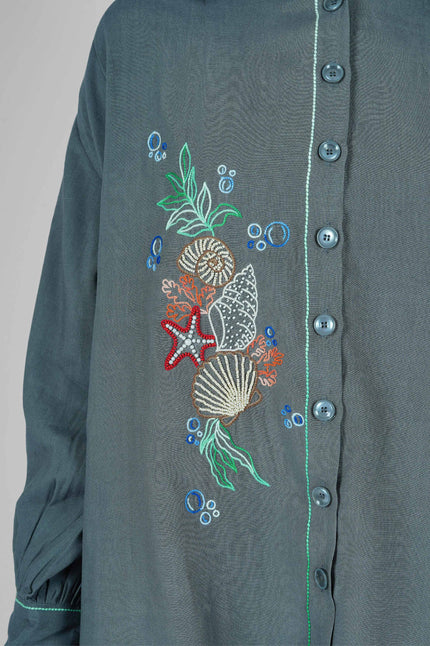 Thread Bloom Gray Shirt