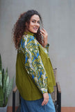Dual Panel Kalamkari Cotton Shirt