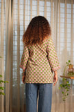 Pista Gulab Handblock Printed Top