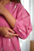 Rosette Pink Ikat Dress
