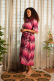 Rani Zigzag Ikat Dress