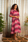 Rani Zigzag Ikat Dress