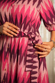 Rani Zigzag Ikat Dress