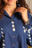 Phases Of Moon Dabu Oversized Shirt