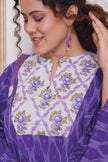 Amethyst Ikat Bloom Top