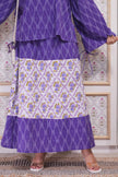 Amethyst Ikat Bloom Skirt