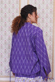 Amethyst Ikat Bloom Top