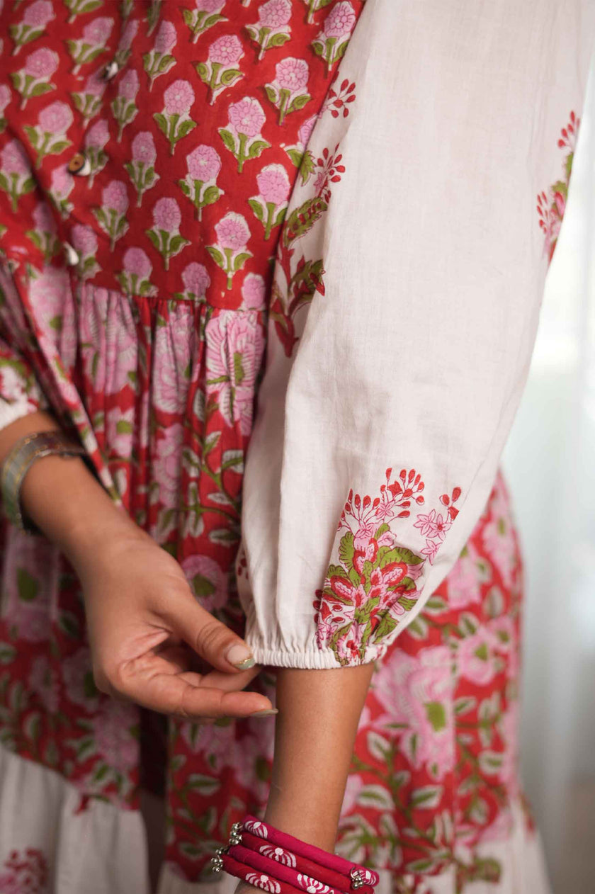 Laal Chhaap Ghera Dress
