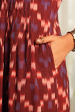 Surkh Lehar Ikat Dress