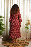 Surkh Lehar Ikat Dress