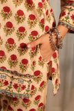 Laal Phool Handblock Printed Co-ord Set