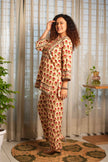 Laal Phool Handblock Printed Co-ord Set
