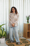 Sunflora Striped Smocked Shirt