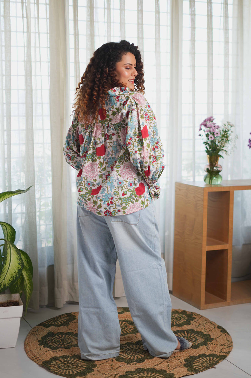 Threaded Bloom Flora Shirt