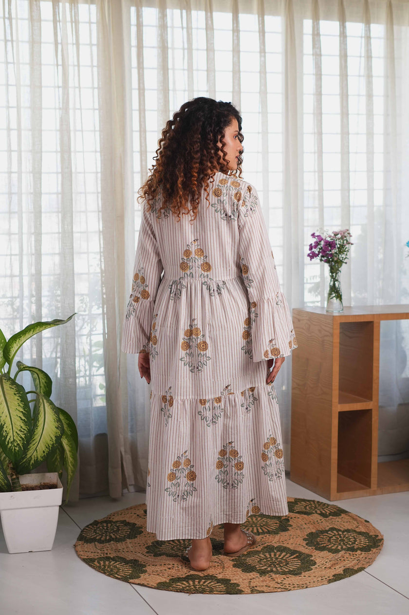 Sunflora Striped dress