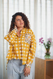 Daisy Mustard Oversized Shirt